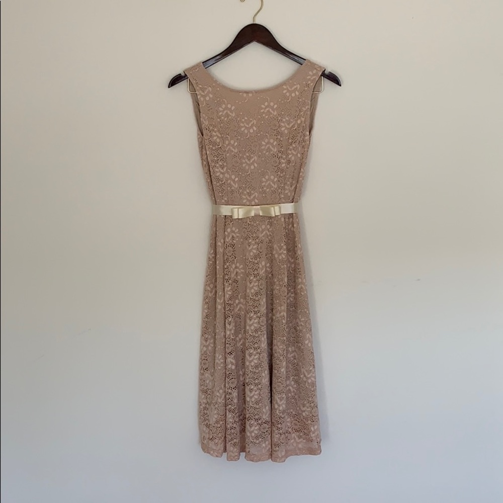 Brand New Taupe Lace Dress